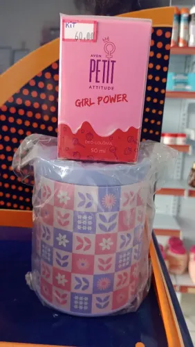 Colônia Petit Girl Power + cofrinho infantil