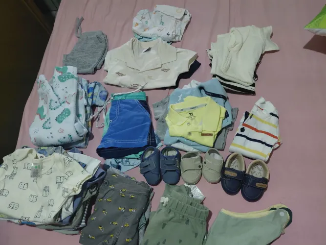 Lote de roupa bebe 1 a 3 meses