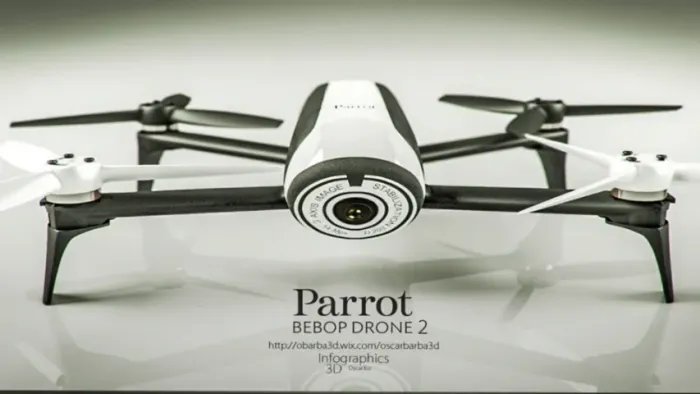 DRONE Parrot Bebop 2 Drone KIT COMPLETO - ÓTIMA QUALIDADE E DESEMPENHO