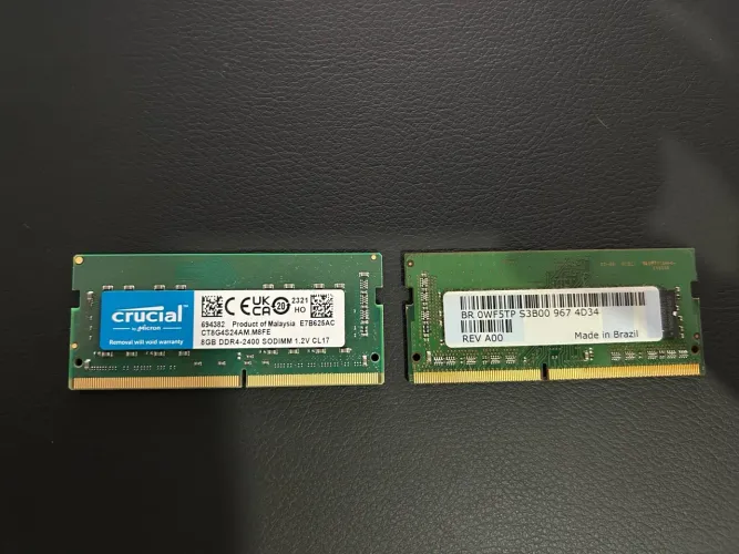 Memória RAM Crucial Notebook 8GB, 2666Mhz, DDR4, CL19