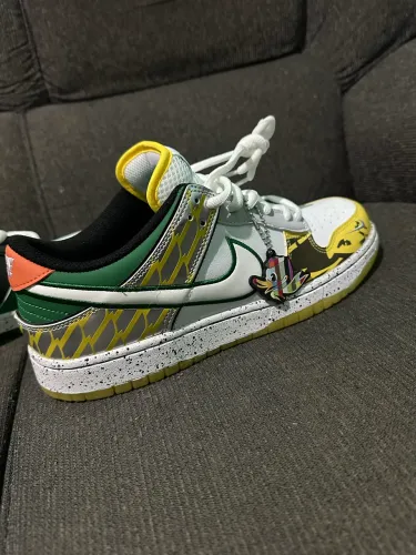 Tênis Nike Dunk Low What the Duck University of Oregon Away PE