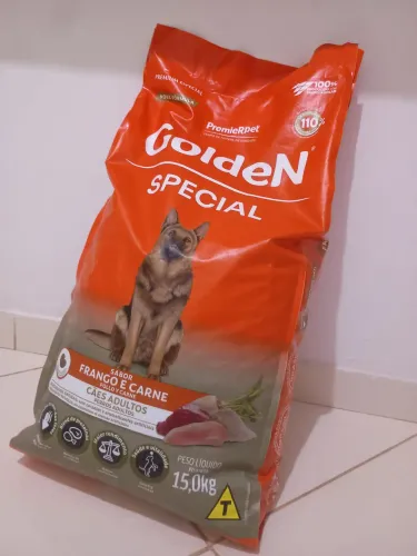 Ração seca para cães, Golden special 15kg cães adultos 