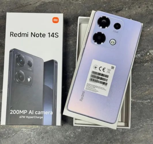 Celular Novo --- Câmera Boa - Note14S--- 256/8 - Roxo + Entrega Grátis 