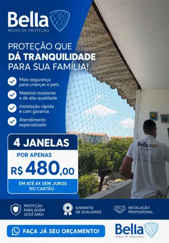Redes e telas de proteção