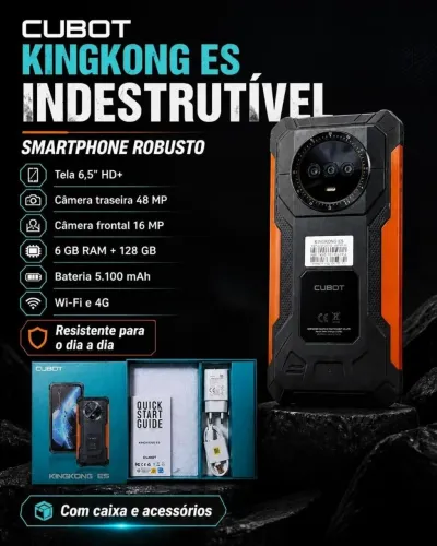 Celular Cubot King Kong INDESTRUTÍVEL - Novo Pronta Entrega