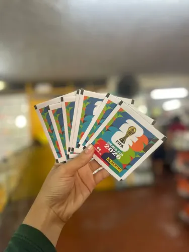 Figurinha para álbum da copa