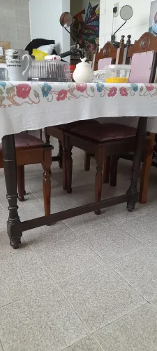 Mesa de cozinha antiga vintage