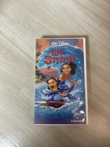 Fita VHS Disney Lilo & Stitch Original Dublado