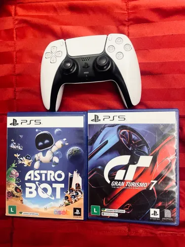 Jogos e controle PS5
