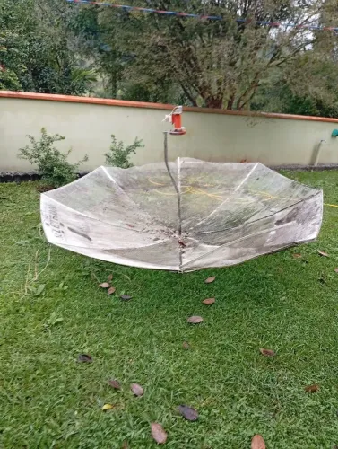 Antena parabolica usada