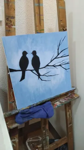 Quadro pássaros