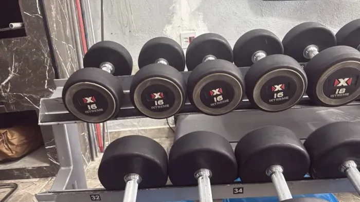 02 jogos Dumbbells Xtreme com suporte