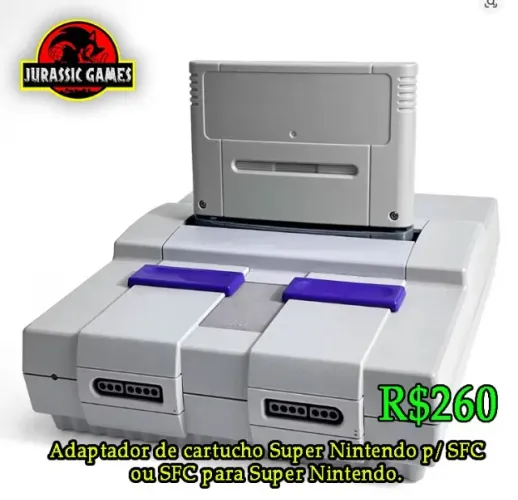 Conversor Adaptador Sfc para Super Nintendo ou Snes para Super Famicom Japonês / Americano