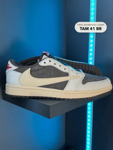 Tênis Air Jordan 1 Low Travis Scott Reverse Mocha (Tam 41) - Original