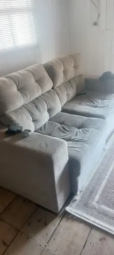 Sofá retrátil dois lugares