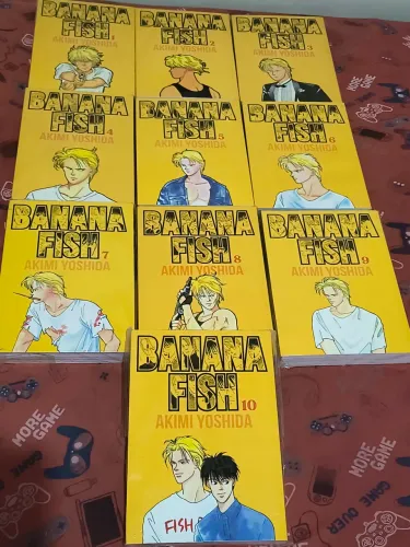 Mangás Banana Fish Volumes 1 ao 10 (Coleção completa) (BL)