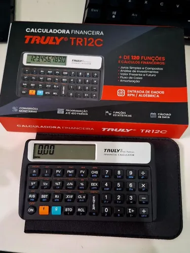 Calculadora Financeira Truly TR12C - Completa e Funcionando