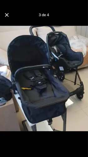 Carrinho de bebê Moisés+ bebê conforto 3em1