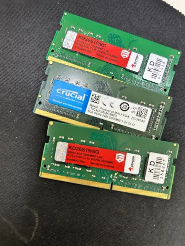 Memória ram 8GB DDR4
