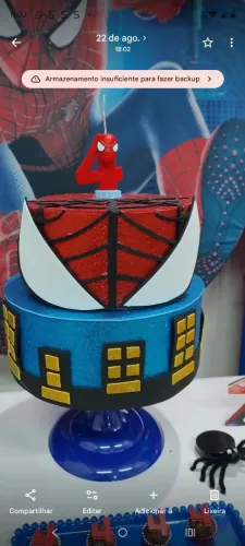 Alugo bolo fake Homem Aranha 40,00