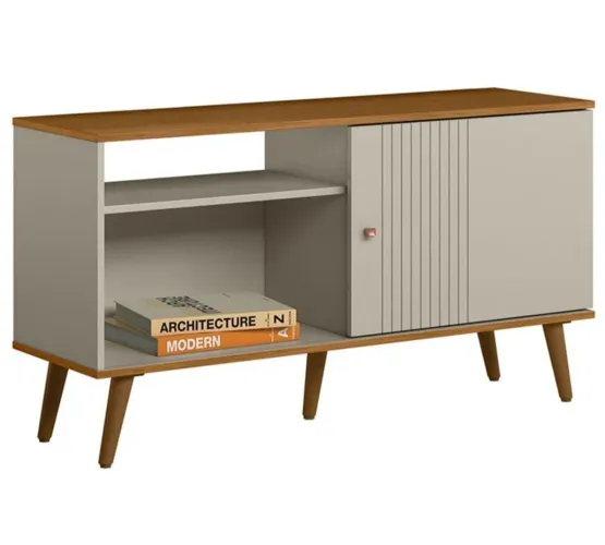 RACK RETRO MOBLY - TV ATÉ 65 POLEGADAS - MÓVEIS NOVOS 