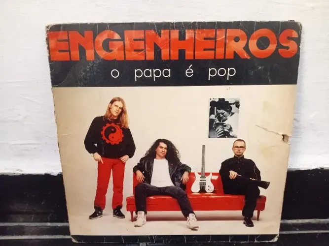 Vinil Engenheiros do Hawaii o papa é pop