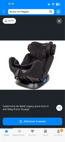 Cadeirinha voyage