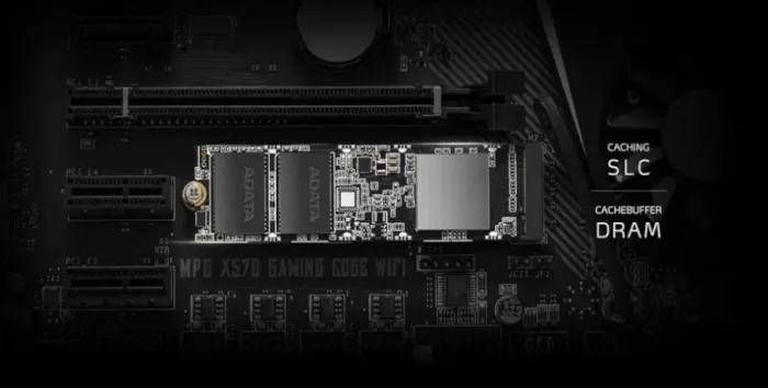 SSD Adata XPG ASX8100 512GB M.2 NVMe, Leitura 3500MB/s, Grava. 3000MB/s -ASX8100NP-512GT-C
