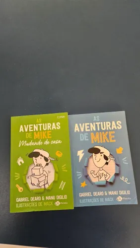 Livros 1 e 3 da aventuras de mike