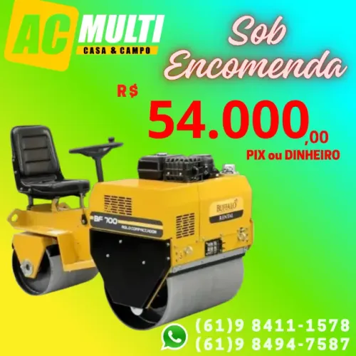 ROLO COMPACTADOR BF 700 RENTAL a DIESEL BUFFALO