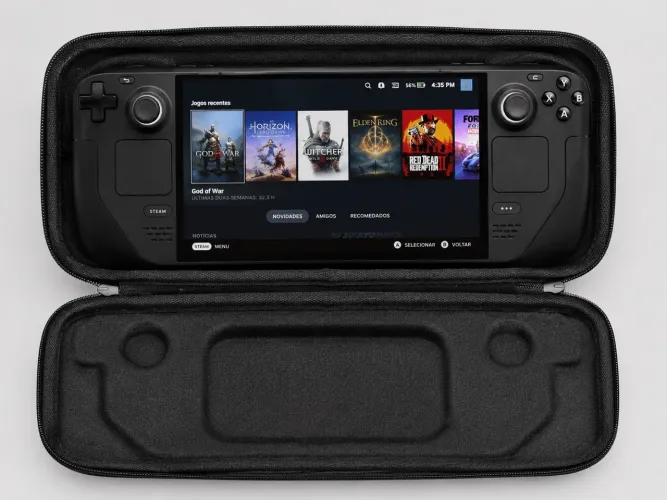 Steam Deck 512gb com acessórios