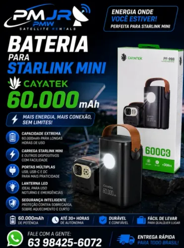 POWER BANCK 60000 mAH ( 100 W )