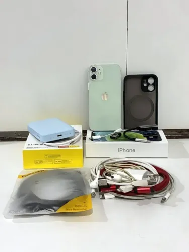 iPhone 12 mini 128GB Verde + Powerbank MagSafe Baseus + Kit Full