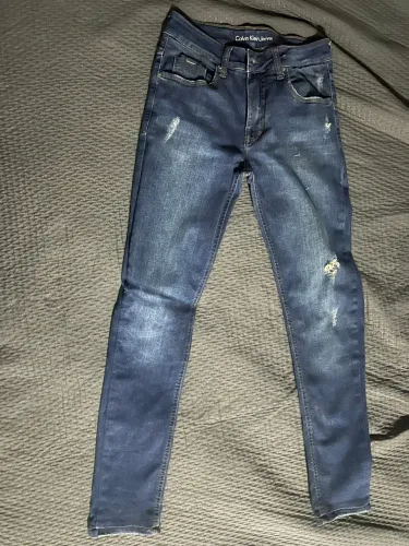 Calça calvin klein tam 36 super skinny