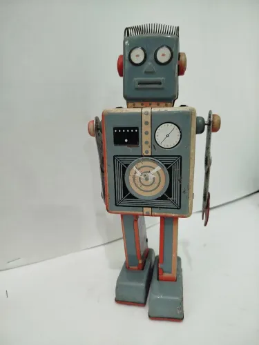 Robô de Lata Mechanical anos 1950 (ver descrição do anúncio)