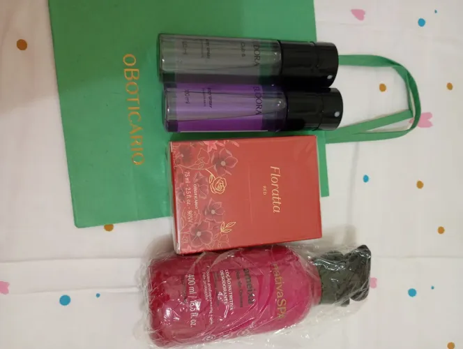 Produtos boticário e Eudora
