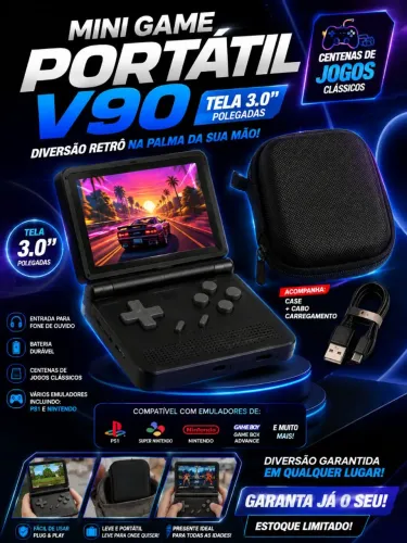 Vídeo Game Portátil V90 Top
