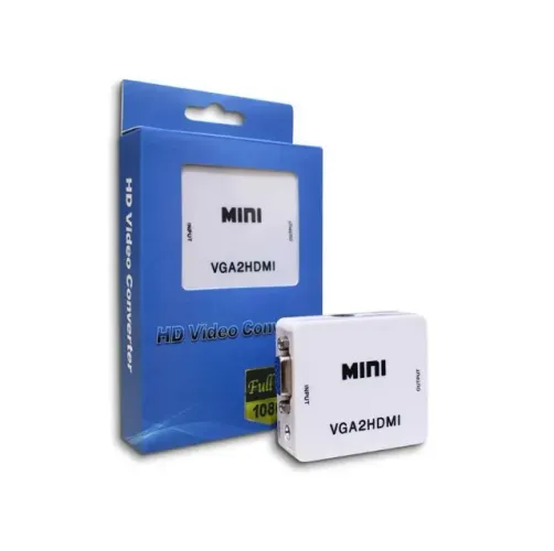 Adaptador Conversor de Vga Para Hdmi Com Saída Áudio