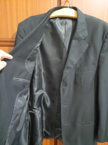 Blazer riscas de giz suave 48m