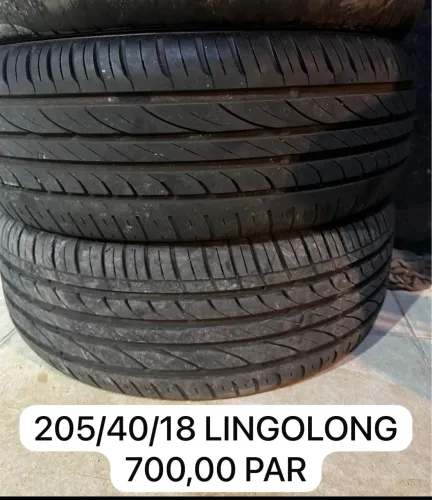 PAR PNEU 205/40/18 - 700,00 PAR 1 pneu tem vulcanização.