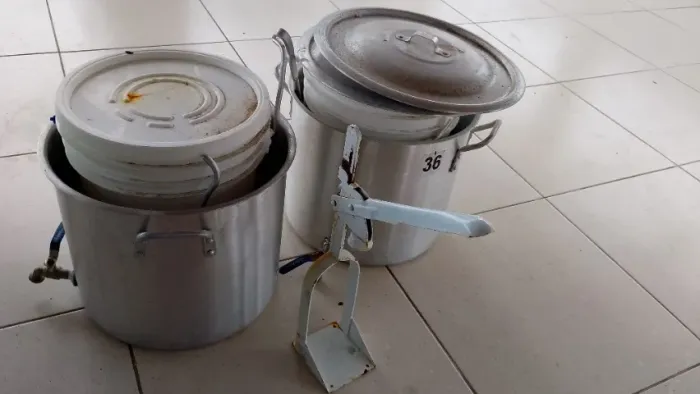 Kit Cervejeiro 20L - Com Chiller, Fermentador e Acessórios (Usado)