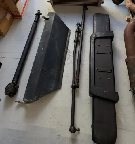 Barra de direção e panhard dianteira troller