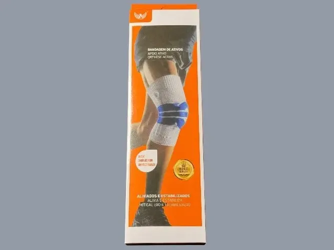 oelheira Ortopédica de Compressão com Silicone e Suporte Ativo