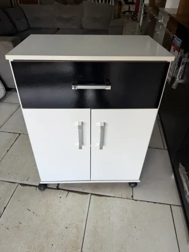 Balcão para forno elétrico ou bebedor com gaveta e porta