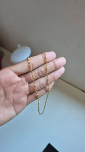 Corrente folheada a ouro 18k nova!
