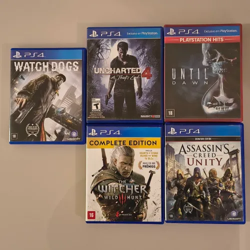 VENDO LOTE JOGOS PS4