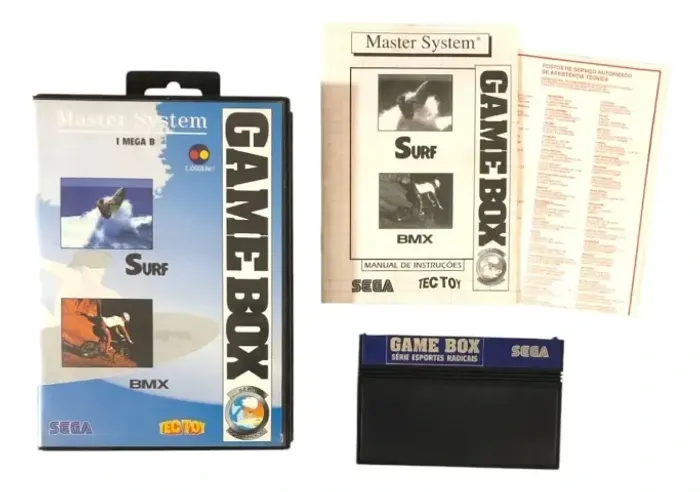 Game Box: Esportes Radicais - Completo - Sega Master System