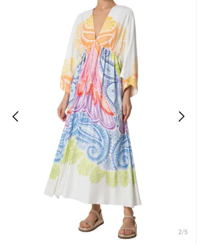 Vestido Farm Papillon multicolorido 