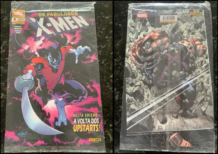 HQ LACRADA - Os Fabulosos X-Mens - A Volta dos Upstarts - Volume 4 - PANINI COMICS