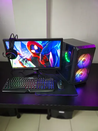 PC Gamer RX 550 16GB RAM SSD | Completo com Monitor